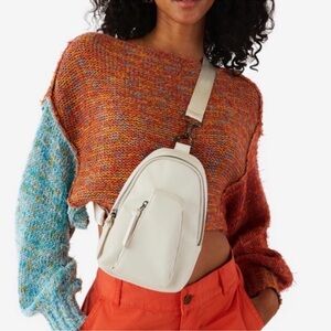 Summer and rose Stylish Cream Crossbody Bag‎
